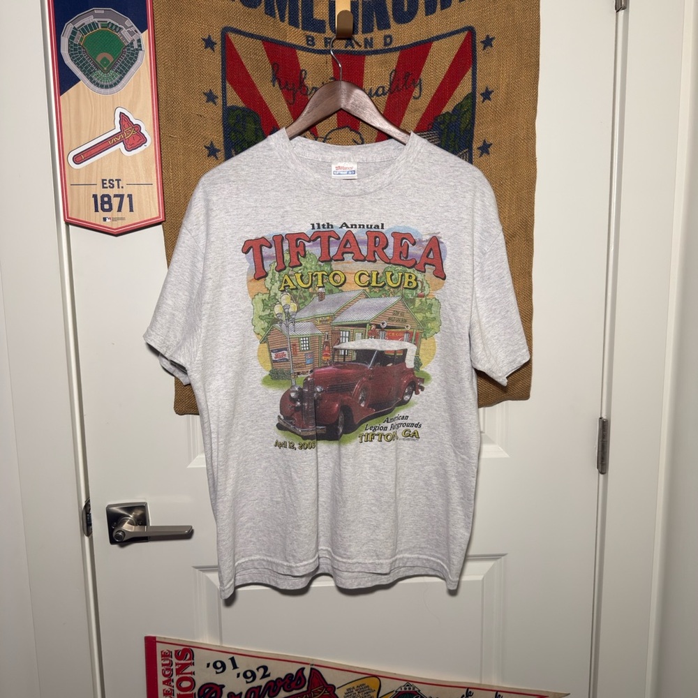 Y2K 2003 11th Annual Tifton, GA Auto Club Event Sponsored Graphic Tee (L)